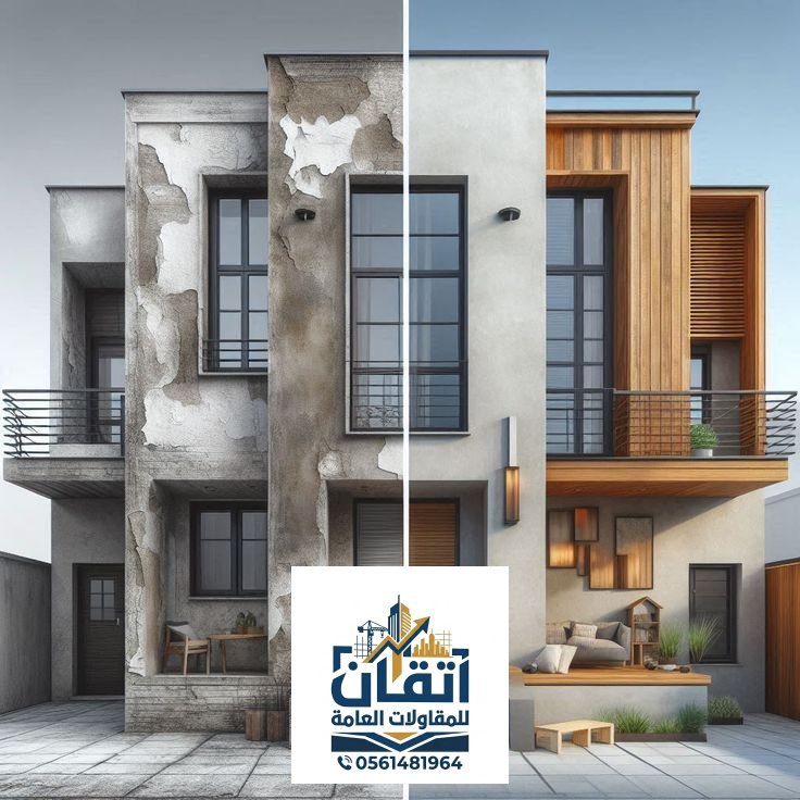 مقاول ترميم وتشطيب مباني الدمام - اتقان للمقاولات العامة - تسليم مفتاح